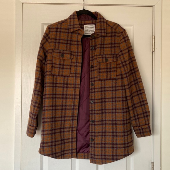 Frank & Oak Jackets & Blazers - Frank & Oak Quilted Plaid Jacket